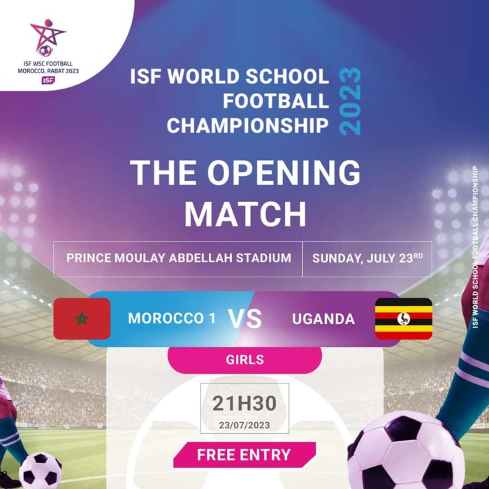 Championnat du monde de football scolaire : Cérémonie et match d’ouverture ce dimanche à Rabat Championnat du monde de football scolaire : Cérémonie et match d’ouverture ce dimanche à Rabat