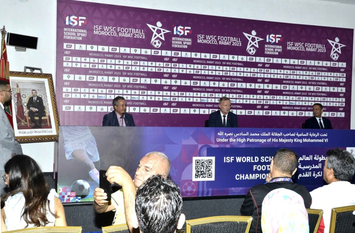 Une vue de la conférence de presse. Ph. Nidal Une vue de la conférence de presse. Ph. Nidal