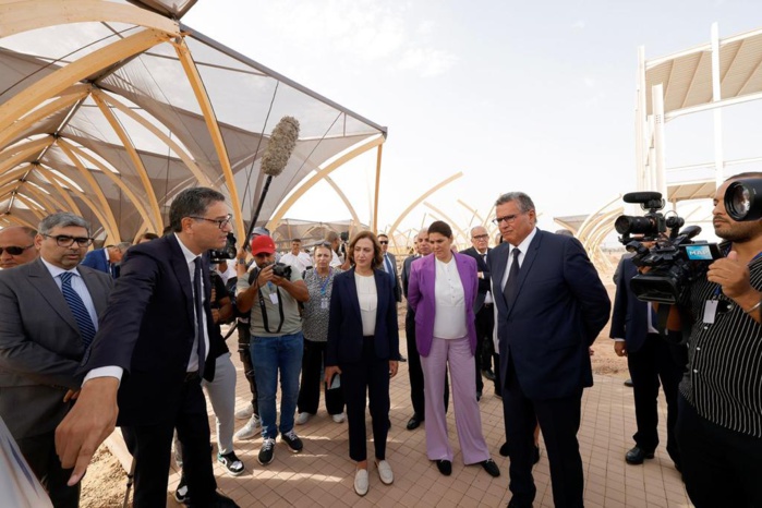 Marrakech : Akhannouch visite le site des assemblées annuelles de la Banque Mondiale et du FMI