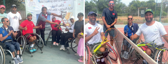 Tennis sur fauteuil : Victoire d’IDMAJ en Coupe du Trône 2022/2023… Tennis sur fauteuil : Victoire d’IDMAJ en Coupe du Trône 2022/2023…