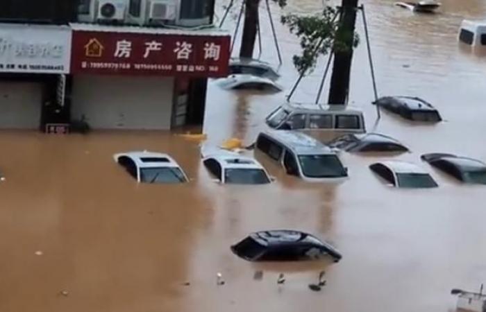 Intempéries : Des zones entières du nord de la Chine sous les eaux