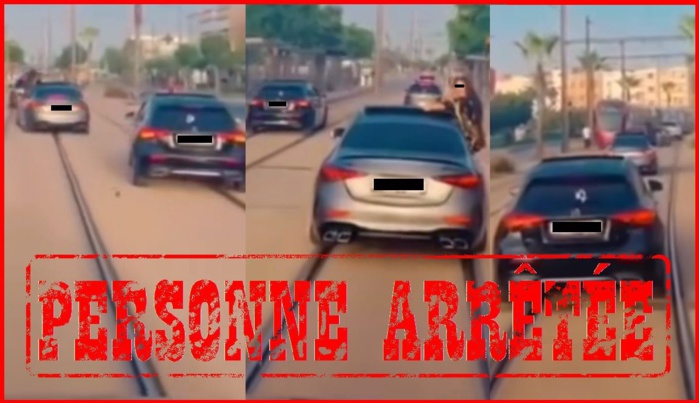 Casablanca: Un conducteur arrêté pour avoir utilisé la voie du tramway, d'autres identifiés Casablanca: Un conducteur arrêté pour avoir utilisé la voie du tramway, d'autres identifiés