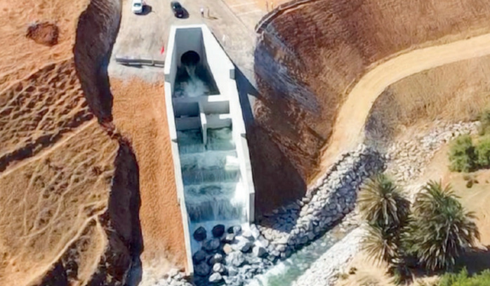 L’autoroute de l’eau reliant les fleuves Sebou et Bouregreg.