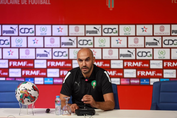 Eliminatoires CAN-2023 (Maroc-Liberia): conférence de presse de Walid Regragui, vendredi à Agadir