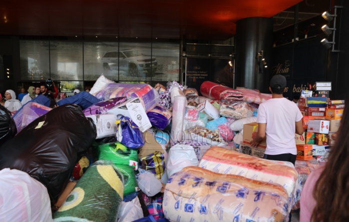 Fondation Mohammed V : Au dépôt central de Marrakech, la solidarité marocaine s'organise Fondation Mohammed V : Au dépôt central de Marrakech, la solidarité marocaine s'organise