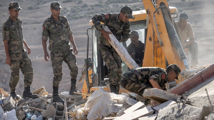 Séisme d'Al Haouz: La Fondation Mohammed V pour la solidarité poursuit la distribution des aides dans la commune de Tizi N’test