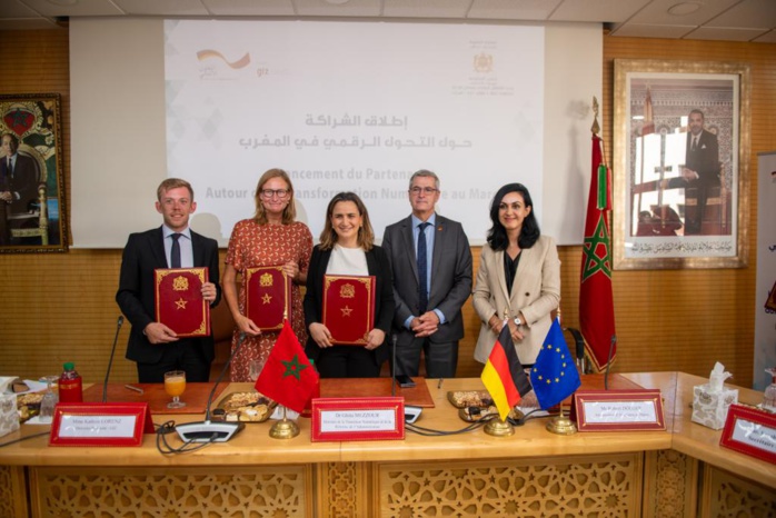 Digitalisation: Ghita Mezzour signe deux conventions avec l’Agence allemande GIZ Digitalisation: Ghita Mezzour signe deux conventions avec l’Agence allemande GIZ