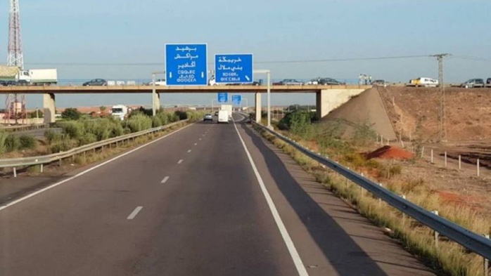 Autoroute Casablanca  - Berrechid : Perturbations momentanées au niveau de l'échangeur de Bouskoura Autoroute Casablanca  - Berrechid : Perturbations momentanées au niveau de l'échangeur de Bouskoura