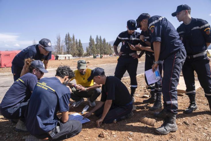 Al-Haouz : Les secouristes marocains et espagnols font tandem