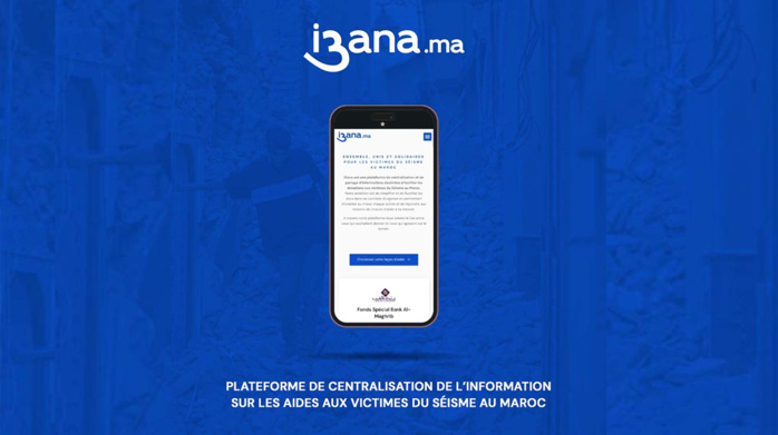 Plateforme i3ana.ma: Simplifier les donations en faveur des victimes du séisme Plateforme i3ana.ma: Simplifier les donations en faveur des victimes du séisme