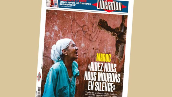 Séisme d’Al Haouz: La femme parue dans la Une de « Libération » saisit la Justice Séisme d’Al Haouz: La femme parue dans la Une de « Libération » saisit la Justice