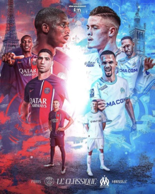 Ligue 1 / PSG- OM : Hakimi-Mbappé face à Harit-Ounahi, horaire et chaînes?