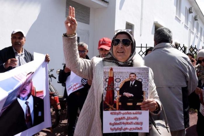 Etudiants marocains d’Ukraine: Sit-in à Rabat contre les tergiversations administratives