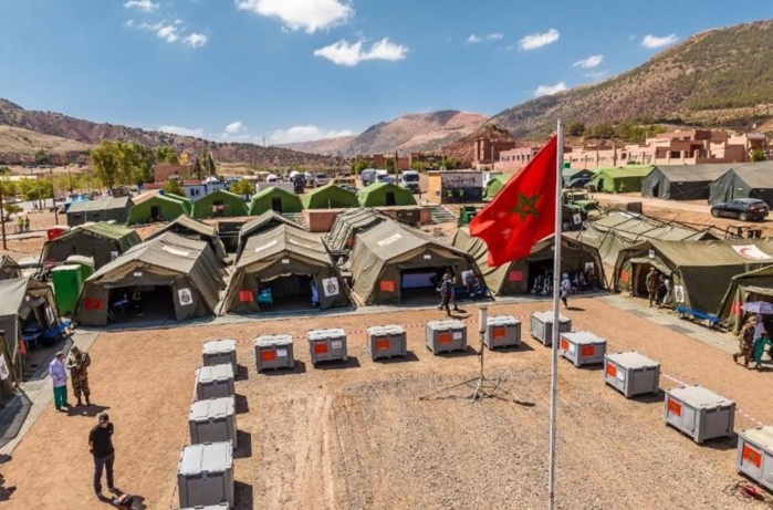 Séisme d'Al Haouz: les FAR déploient deux hopitaux médico-chirurgicaux de campagne supplémentaires Séisme d'Al Haouz: les FAR déploient deux hopitaux médico-chirurgicaux de campagne supplémentaires