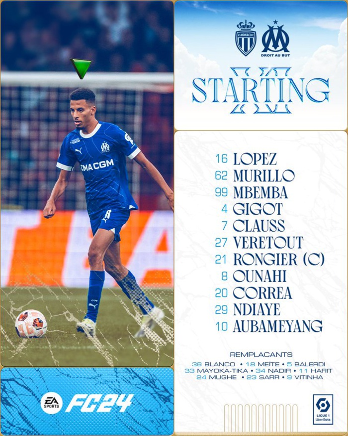 Ligue 1:  Ounahi et Harit perdent leur première avec Gattuso Ligue 1:  Ounahi et Harit perdent leur première avec Gattuso