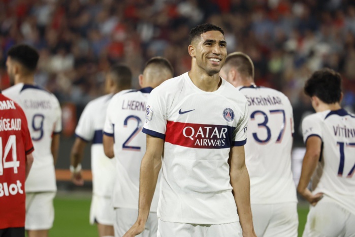 Ligue 1: Hakimi buteur face à Rennes Ligue 1: Hakimi buteur face à Rennes