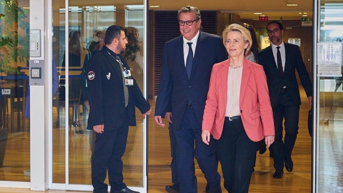 Maroc- Commission européenne : Akhannouch et Ursula Von Der Leyen s'entretiennent à Bruxelles