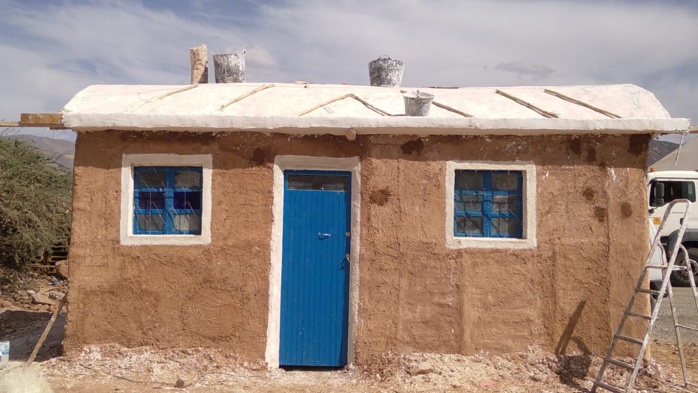 Le prototype n°2 du batiment d'urgence, conçu par l'architecte Elie Mouyal, au profit des habitants des régions sinistrées par le séisme. Le prototype n°2 du batiment d'urgence, conçu par l'architecte Elie Mouyal, au profit des habitants des régions sinistrées par le séisme.