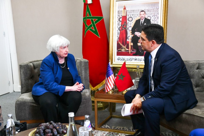 Assemblées BM/FMI: Bourita s'entretient avec plusieurs hauts responsables étrangers Assemblées BM/FMI: Bourita s'entretient avec plusieurs hauts responsables étrangers