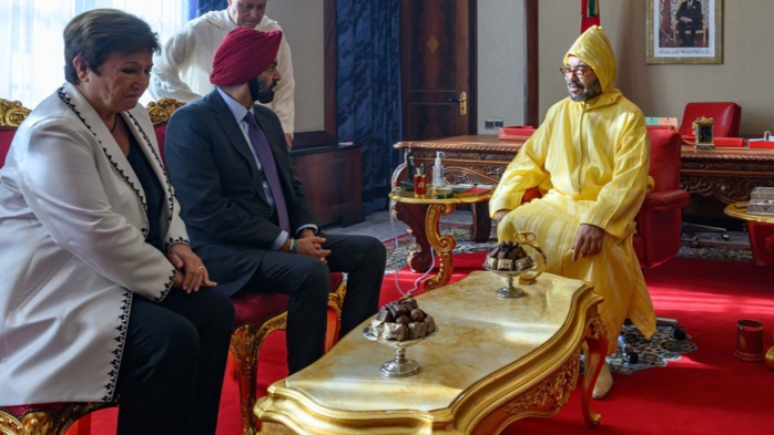 Assemblées BM-FMI: la DG du FMI exprime sa gratitude au Roi pour le chaleureux accueil Assemblées BM-FMI: la DG du FMI exprime sa gratitude au Roi pour le chaleureux accueil