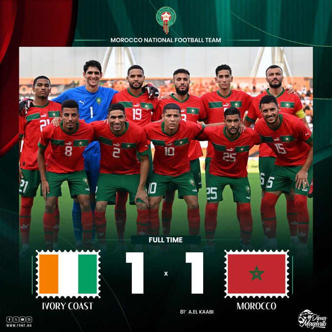 Amical Côte d’Ivoire-Maroc (1-1) :  Les Lions pas encore prêts !