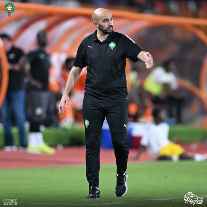 Côte d’Ivoire-Maroc :  Regragui : ’’Nous ne méritions pas cette égalisation ! ‘’