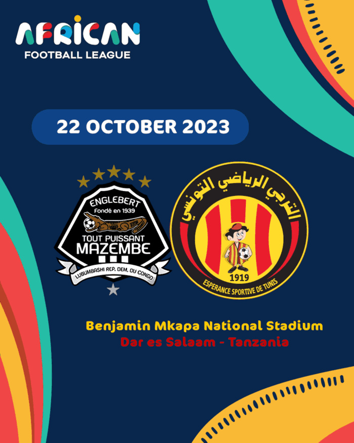 African League Football: Une modification de dernière minute African League Football: Une modification de dernière minute