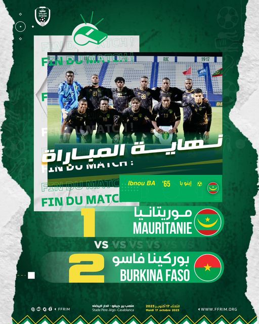 Amical/ Mauritanie-Burkina Faso: Les Etalons vainqueurs des Mourabitounes Amical/ Mauritanie-Burkina Faso: Les Etalons vainqueurs des Mourabitounes