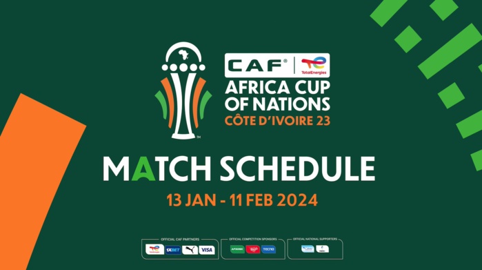 CAN 2023: Le calendrier officiel dévoilé CAN 2023: Le calendrier officiel dévoilé