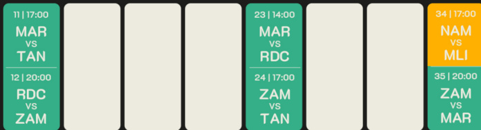 CAN 2023: Le calendrier officiel dévoilé CAN 2023: Le calendrier officiel dévoilé