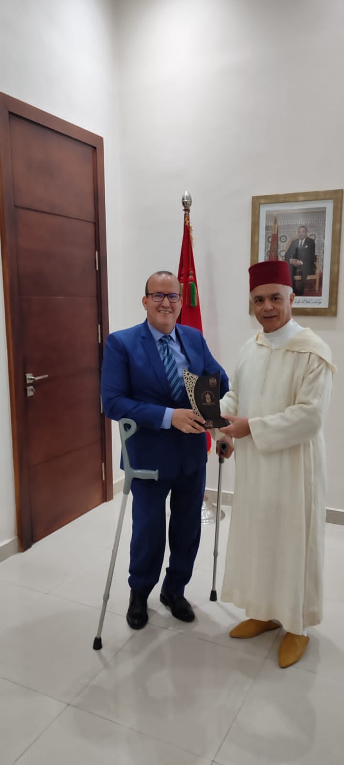 Sports pour Personnes en Situation de Handicap : M. Chakib Benmoussa reçoit le président de la Fédération Royale Sports pour Personnes en Situation de Handicap : M. Chakib Benmoussa reçoit le président de la Fédération Royale