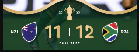 Rugby/Coupe du monde:  L’Afrique du Sud sur le trône mondial Rugby/Coupe du monde:  L’Afrique du Sud sur le trône mondial