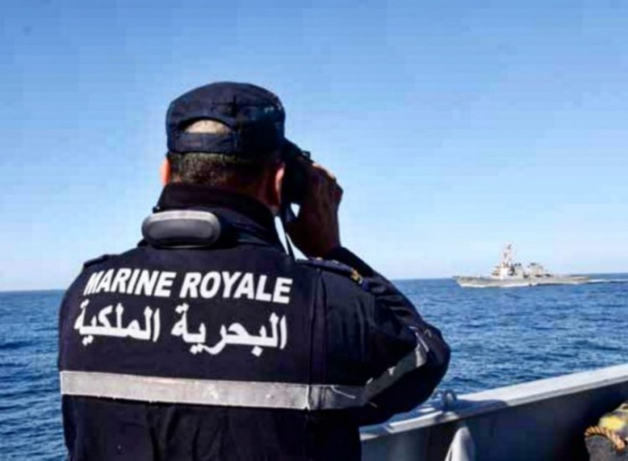 La Marine Royale porte assistance à 103 candidats à la migration irrégulière La Marine Royale porte assistance à 103 candidats à la migration irrégulière