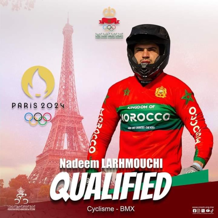 Cyclisme: Nadim Laghmouchi se qualifie aux JO-2024