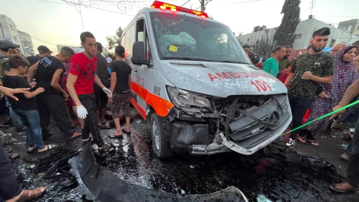 Un convoi de la Croix-Rouge essuie des tirs à Gaza