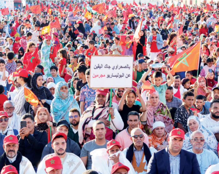 Marche de dénonciation, à Dakhla, de « l’attentat lâche » contre des citoyens innocents à Smara.