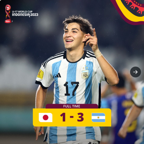 Spécial Coupe du monde U17 : L’Argentine se reprend face au Japon Spécial Coupe du monde U17 : L’Argentine se reprend face au Japon