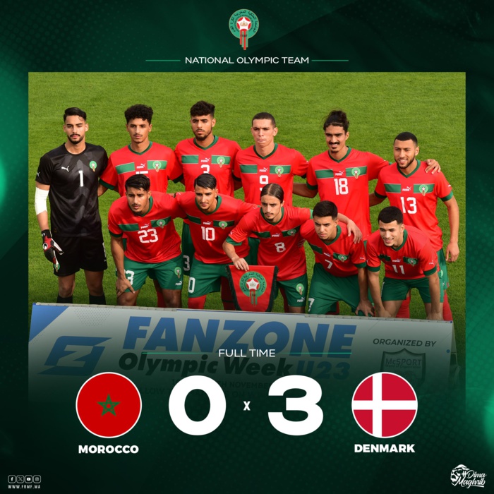 Préparation aux JO/ Football : Les Olympiens sèchement battus par les Danois Préparation aux JO/ Football : Les Olympiens sèchement battus par les Danois