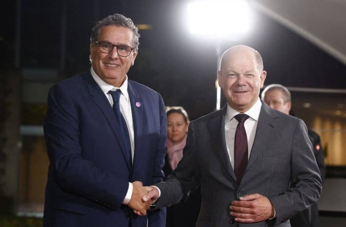 La coopération économique au cœur d'une réunion entre Aziz Akhannouch et Olaf Scholz La coopération économique au cœur d'une réunion entre Aziz Akhannouch et Olaf Scholz