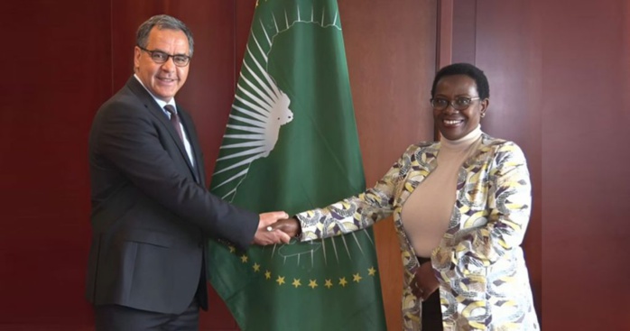 La gouvernance au cœur d'un entretien entre Mohamed Arrouchi et la vice-présidente de la Commission de l'UA La gouvernance au cœur d'un entretien entre Mohamed Arrouchi et la vice-présidente de la Commission de l'UA