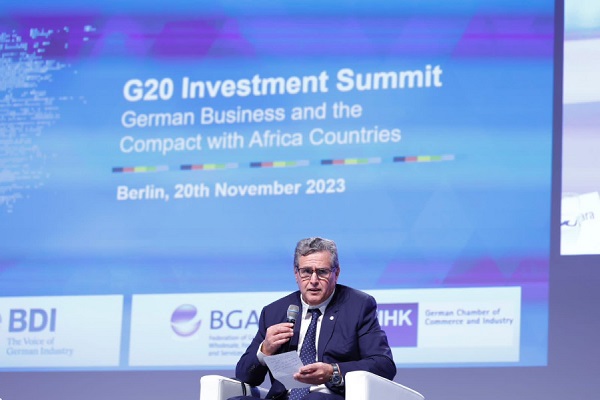 Akhannouch : le continent africain est bien outillé pour intégrer les chaînes de valeurs mondiales Akhannouch : le continent africain est bien outillé pour intégrer les chaînes de valeurs mondiales