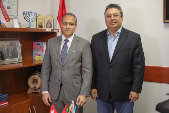 Paraguay : la coopération économique au centre d'une réunion entre le sénateur Gustavo Leite et l'ambassadeur du Maroc