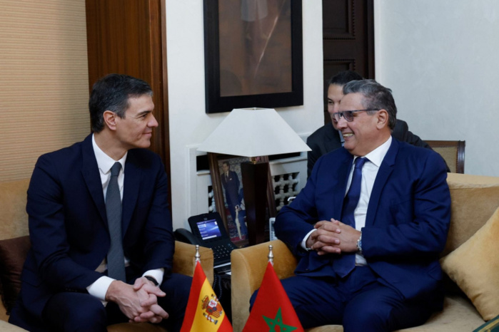 Entretien téléphonique entre Aziz Akhannouch et Pedro Sanchez