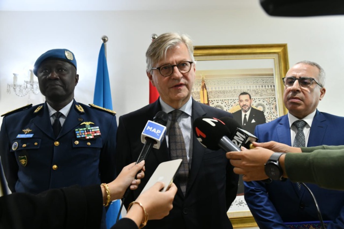 Opérations de maintien de la paix : Mohammed Berrid s'entretient avec Jean Pierre Lacroix Opérations de maintien de la paix : Mohammed Berrid s'entretient avec Jean Pierre Lacroix