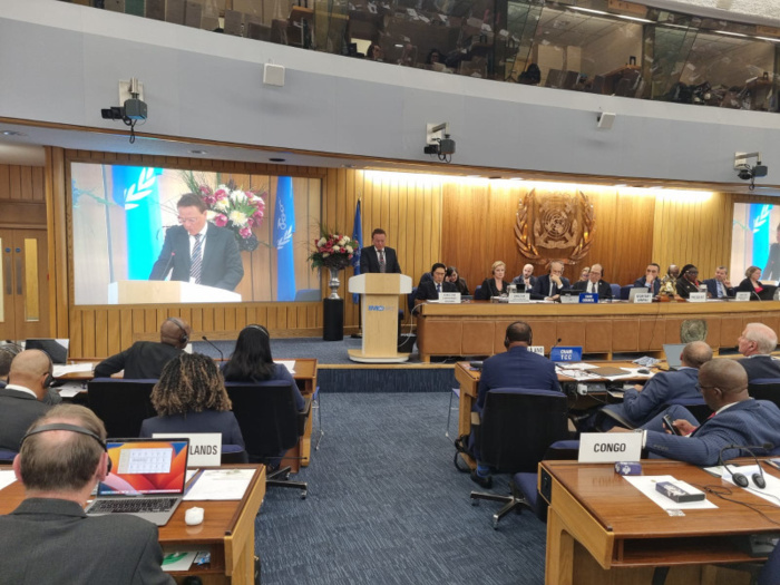 La réélection du Maroc au Conseil de l'OMI, une reconnaissance internationale des avancées réalisées par le Royaume dans le secteur maritime et portuaire (ministère) La réélection du Maroc au Conseil de l'OMI, une reconnaissance internationale des avancées réalisées par le Royaume dans le secteur maritime et portuaire (ministère)