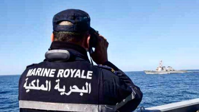La Marine Royale porte assistance à 42 Subsahariens candidats à la migration irrégulière La Marine Royale porte assistance à 42 Subsahariens candidats à la migration irrégulière