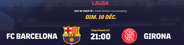 Liga / J15 :  Un derby catalan en feu ce soir Liga / J15 :  Un derby catalan en feu ce soir