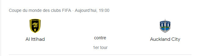Mondial des clubs 2023 / Al Ittihad - Auckland City : Ce mardi, horaire et chaine ? Mondial des clubs 2023 / Al Ittihad - Auckland City : Ce mardi, horaire et chaine ?