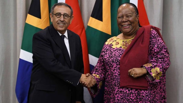 Afrique du Sud : Avant son départ, Youssef Amrani s’entretient avec la MAE Naledi Pandor