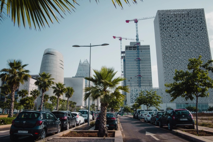 Quartier des affaires à Caablanca, Casa Finance City. Quartier des affaires à Caablanca, Casa Finance City.